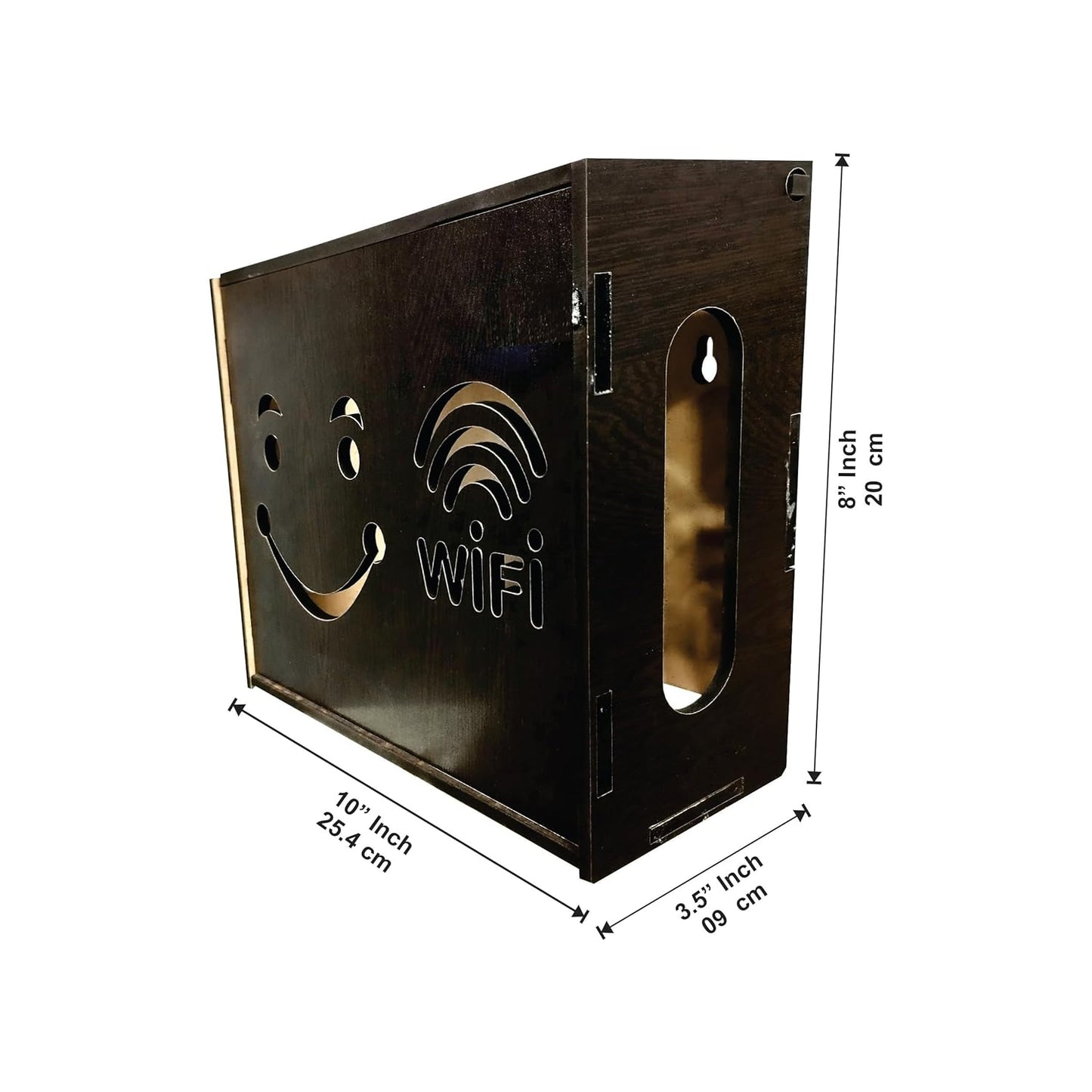 Vertical WiFi Router Storage Box, WiFi Storage Cabinet ,Router Box for Wall Mount – Eco-Friendly, Durable, Modern Design, Reduces Clutter, Easy Installation, Fits Most Standard Routers