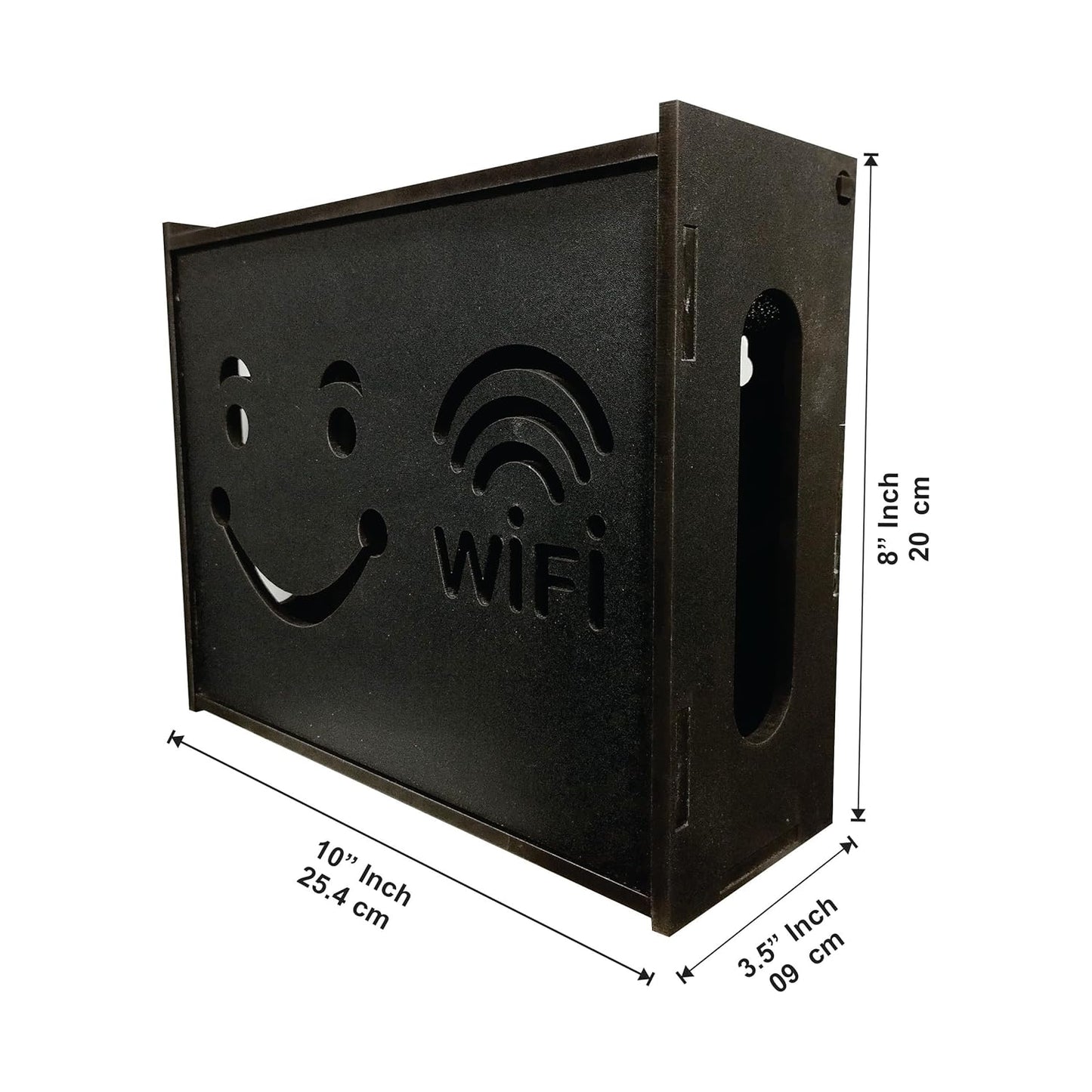 Vertical WiFi Router Storage Box, WiFi Storage Cabinet ,Router Box for Wall Mount – Eco-Friendly, Durable, Modern Design, Reduces Clutter, Easy Installation, Fits Most Standard Routers
