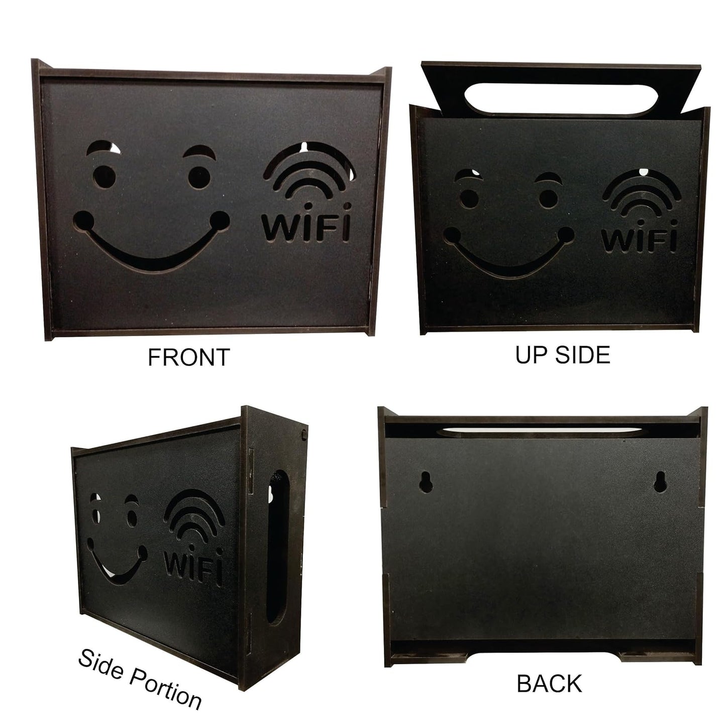Vertical WiFi Router Storage Box, WiFi Storage Cabinet ,Router Box for Wall Mount – Eco-Friendly, Durable, Modern Design, Reduces Clutter, Easy Installation, Fits Most Standard Routers