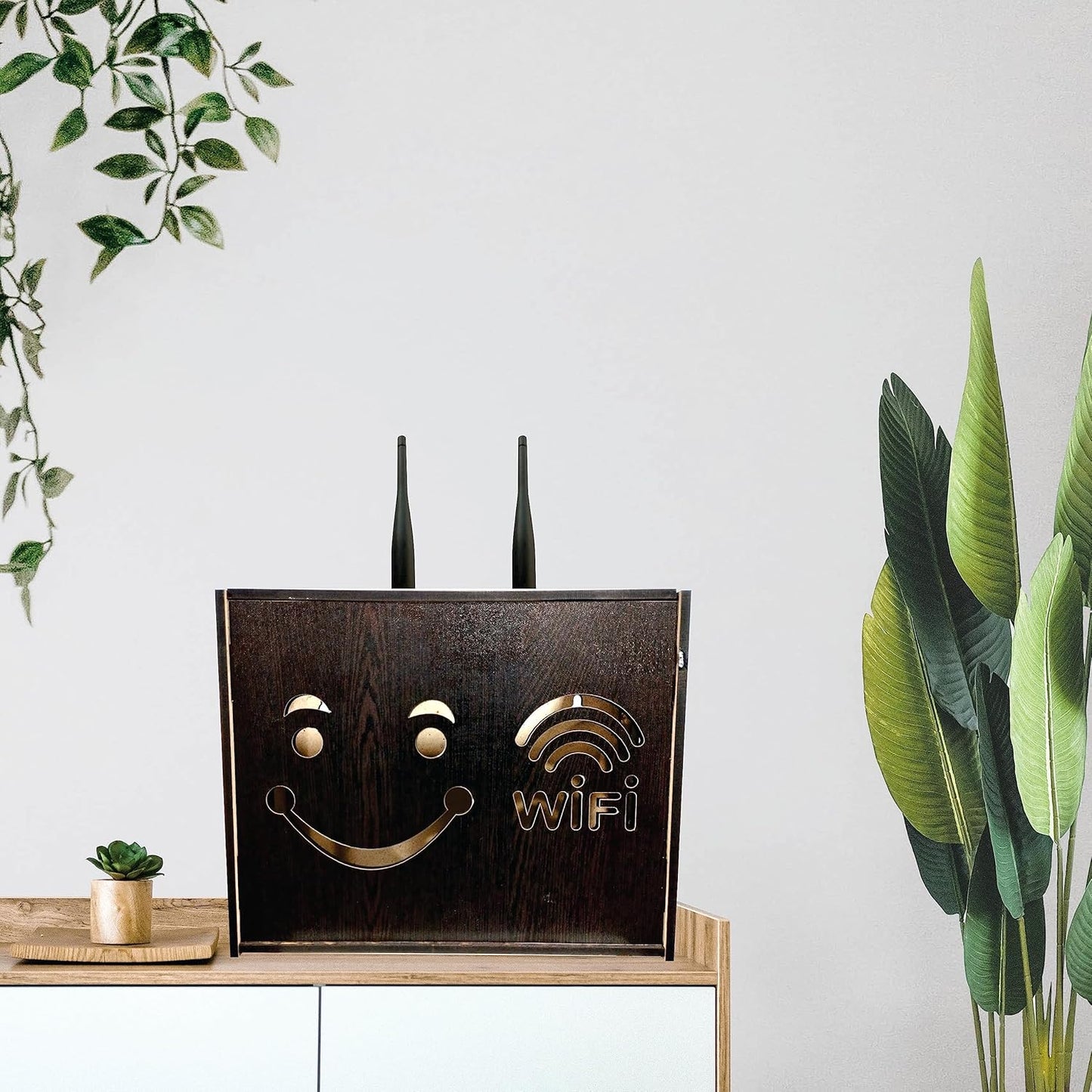 Vertical WiFi Router Storage Box, WiFi Storage Cabinet ,Router Box for Wall Mount – Eco-Friendly, Durable, Modern Design, Reduces Clutter, Easy Installation, Fits Most Standard Routers