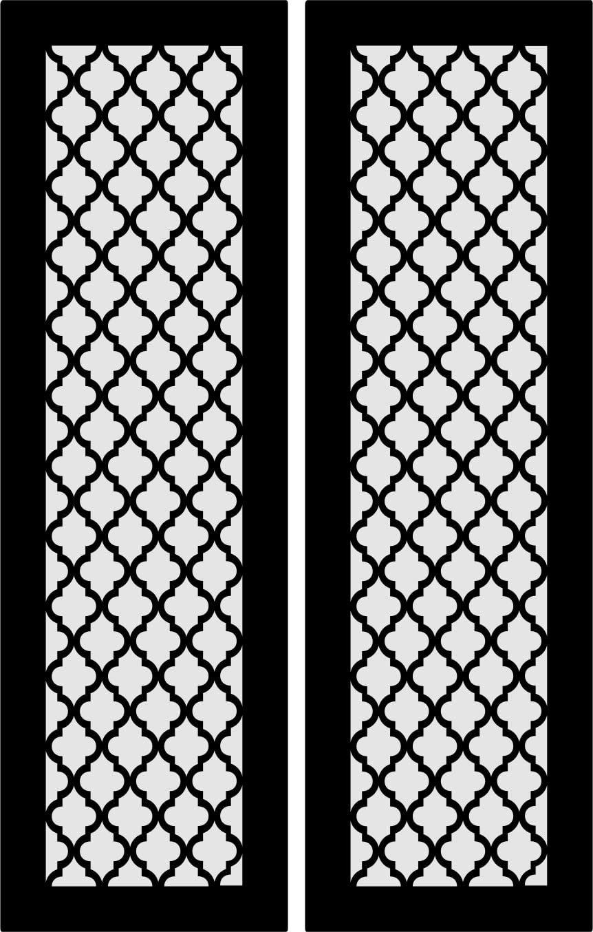 4X13 Set of 2 Handcrafted Wooden Wall Mirror Panels – Jharokha Style Decorative Wall Accents for Living Room, Bedroom, Lobby, or Entryway Wall Décor