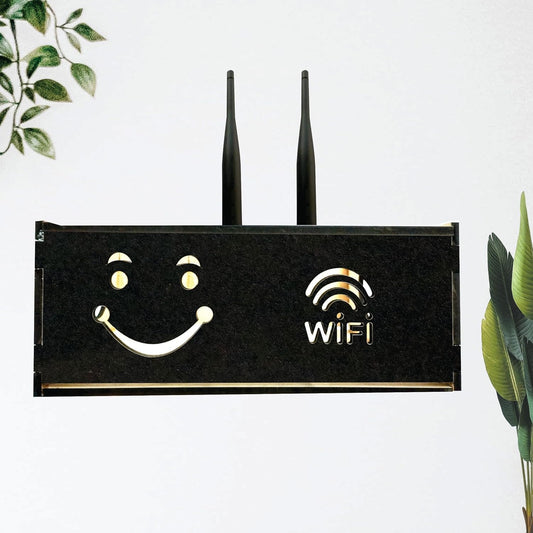 Horizontal WiFi Router Storage Box, WiFi Storage Cabinet ,Router Box for Wall Mount – Eco-Friendly, Durable, Modern Design, Reduces Clutter, Easy Installation, Fits Most Standard Routers