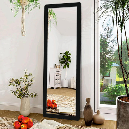 15x51 inch Full Length Dressing Cheval Mirror – Long Fiber Wood, Wall Hanging & Leaning Framed HD Mirror for Home Wall, Living Room & Decor Items