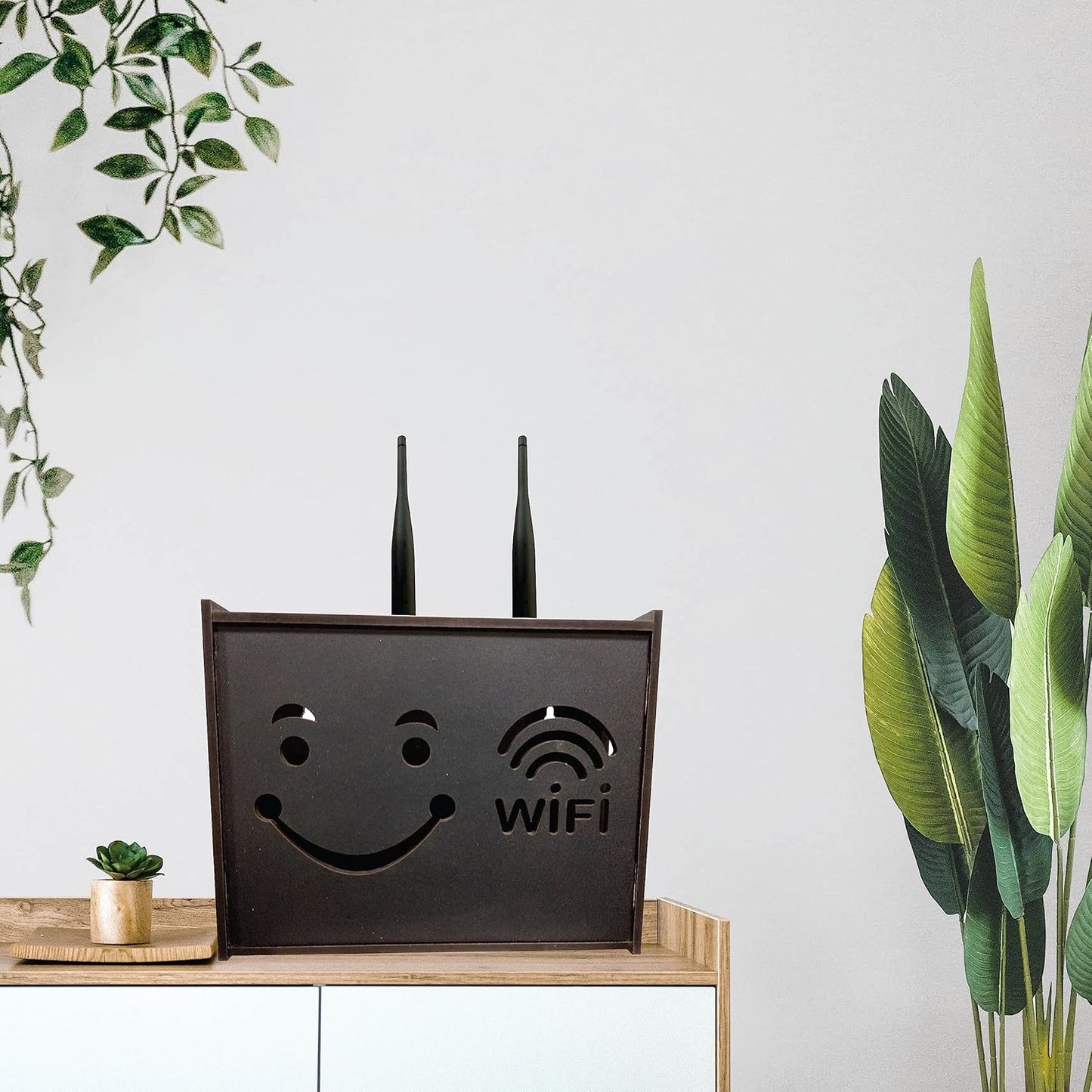 Vertical WiFi Router Storage Box, WiFi Storage Cabinet ,Router Box for Wall Mount – Eco-Friendly, Durable, Modern Design, Reduces Clutter, Easy Installation, Fits Most Standard Routers