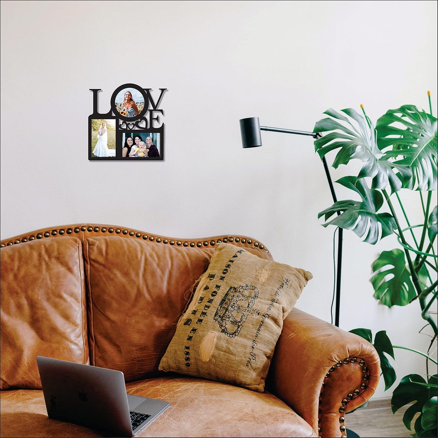 One Piece Jointless Wooden Multi Picture Collage Photo Frame –Multi Theme Tabletop Décor for Living Room, Gift, Office or Kids Room Use