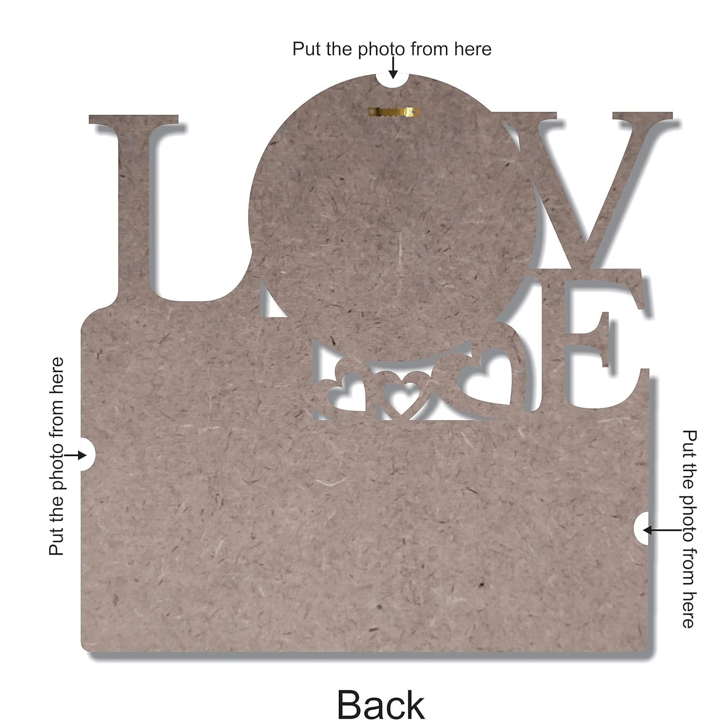 One Piece Jointless Wooden Multi Picture Collage Photo Frame –Multi Theme Tabletop Décor for Living Room, Gift, Office or Kids Room Use