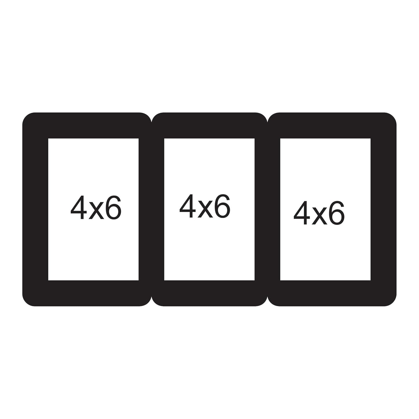 One Piece Jointless Wooden Multi Picture Collage Photo Frame – Elegant Wall Décor for Living Room, Bedroom, Hallway and Gifting Purpose