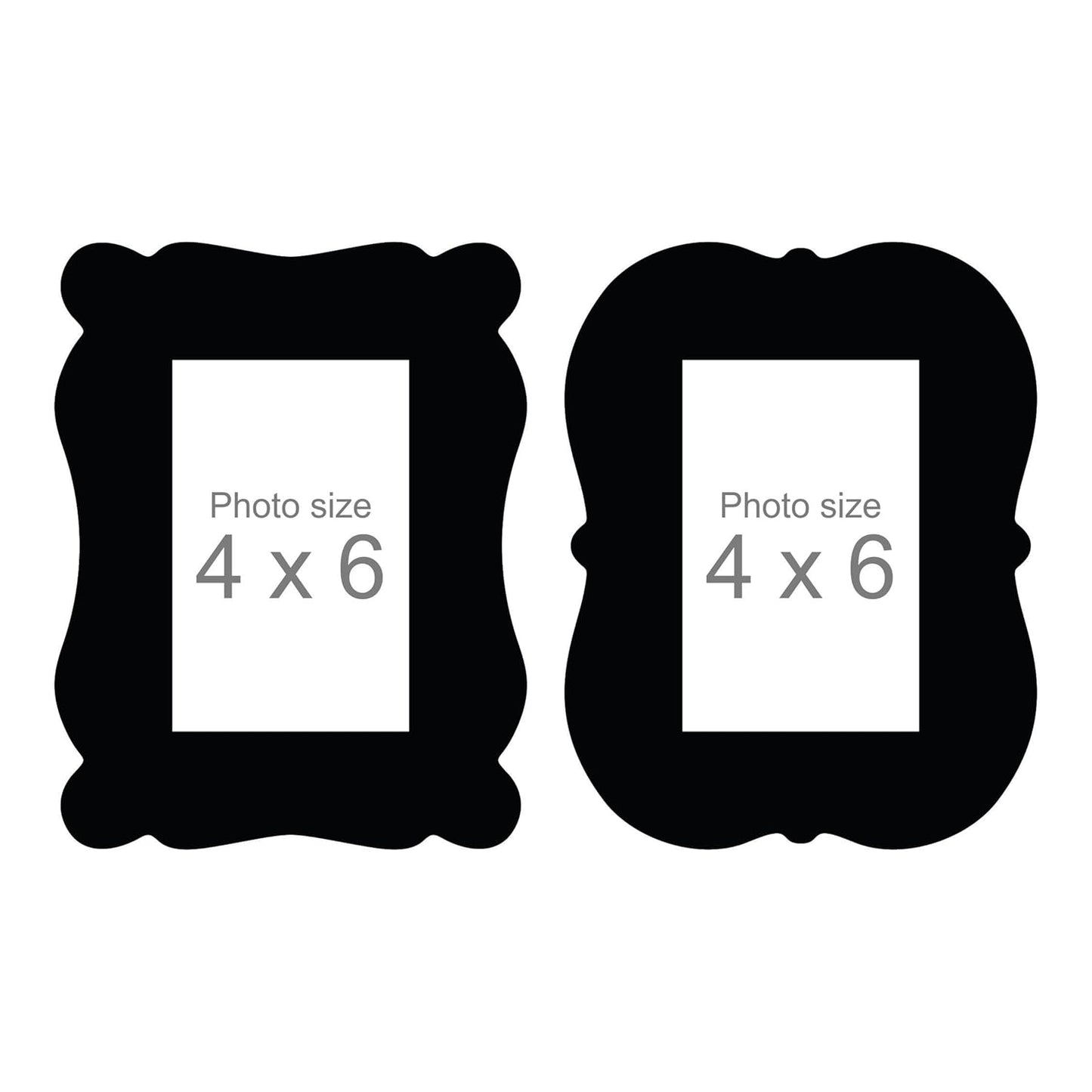 Wooden 4 x 6 inch Photo Frame Set for Wall Decoration Living Room Bedroom Office Gift for Birthday Anniversary Home Decor Items