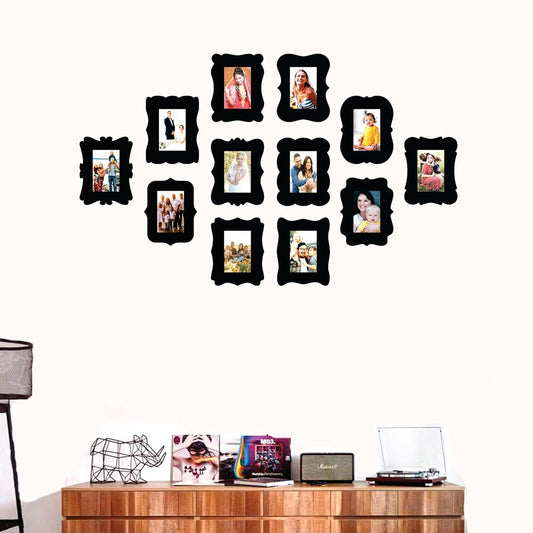 Wooden 4 x 6 inch Photo Frame Set for Wall Decoration Living Room Bedroom Office Gift for Birthday Anniversary Home Decor Items