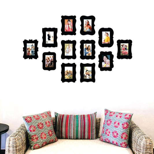 Wooden 5 x 7 inch Photo Frame Set for Wall Decoration Ideal for Living Room Bedroom Office Birthday Anniversary Gifting and Home Decor