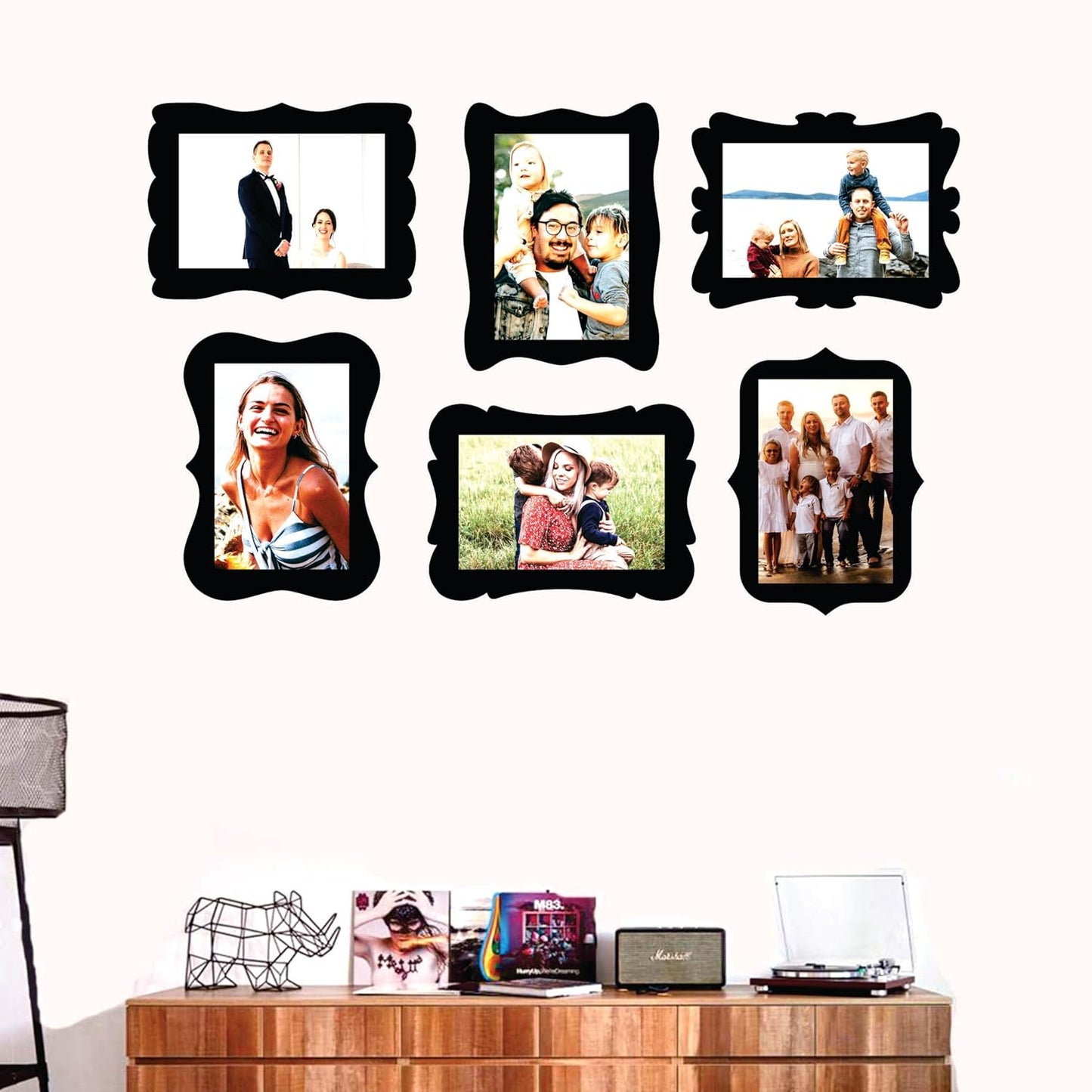 Wooden 8x12 inch Photo Frame for Wall Decoration – A4 Size Picture Frames for Living Room Bedroom Home Decor Anniversary Gift