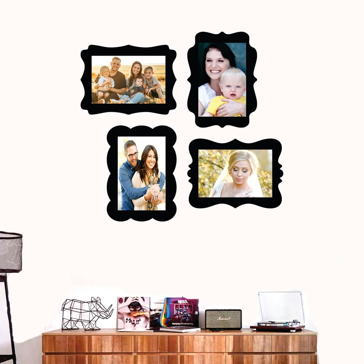 Wooden 8x12 inch Photo Frame for Wall Decoration – A4 Size Picture Frames for Living Room Bedroom Home Decor Anniversary Gift