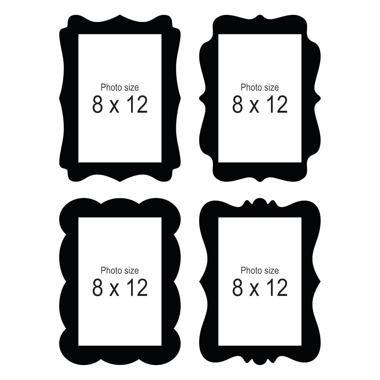 Wooden 8x12 inch Photo Frame for Wall Decoration – A4 Size Picture Frames for Living Room Bedroom Home Decor Anniversary Gift