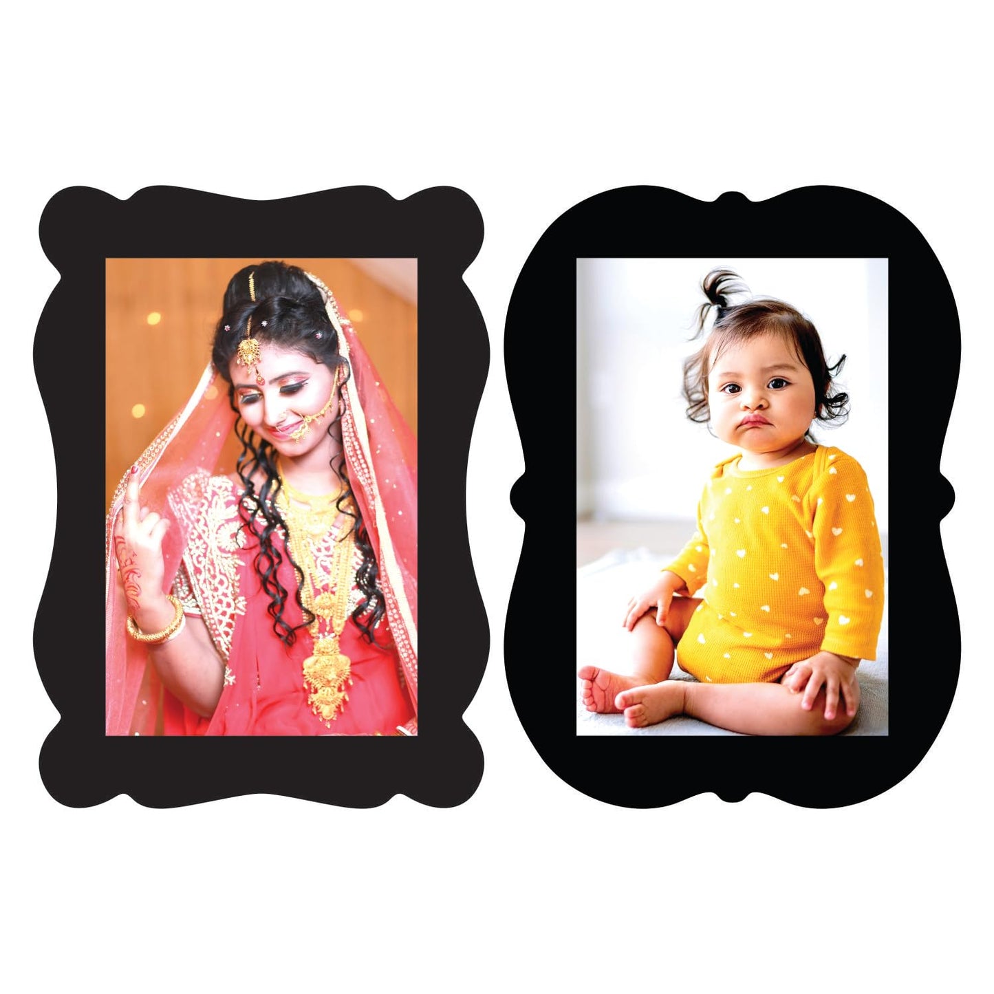 Wooden 8x12 inch Photo Frame for Wall Decoration – A4 Size Picture Frames for Living Room Bedroom Home Decor Anniversary Gift