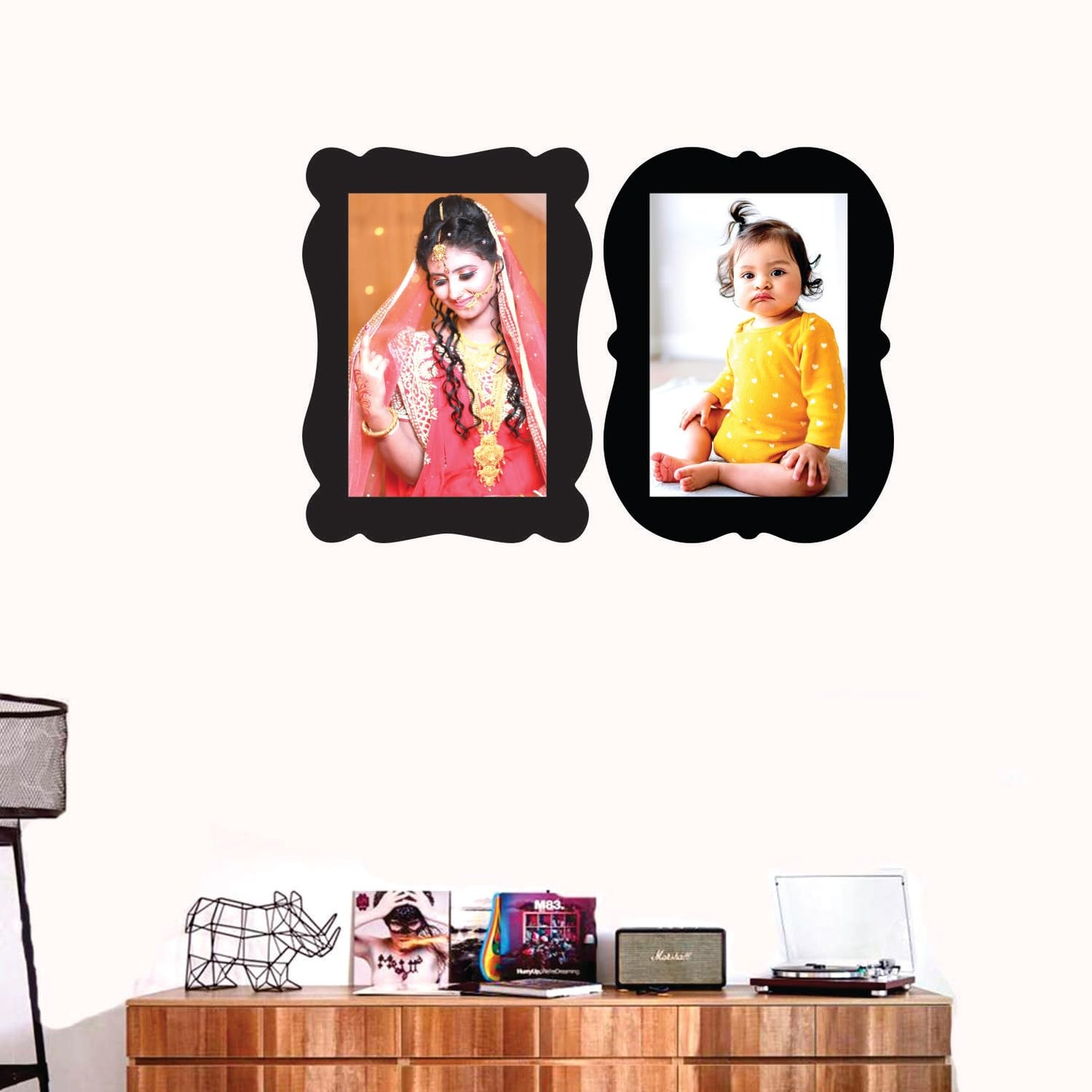 Wooden 8x12 inch Photo Frame for Wall Decoration – A4 Size Picture Frames for Living Room Bedroom Home Decor Anniversary Gift