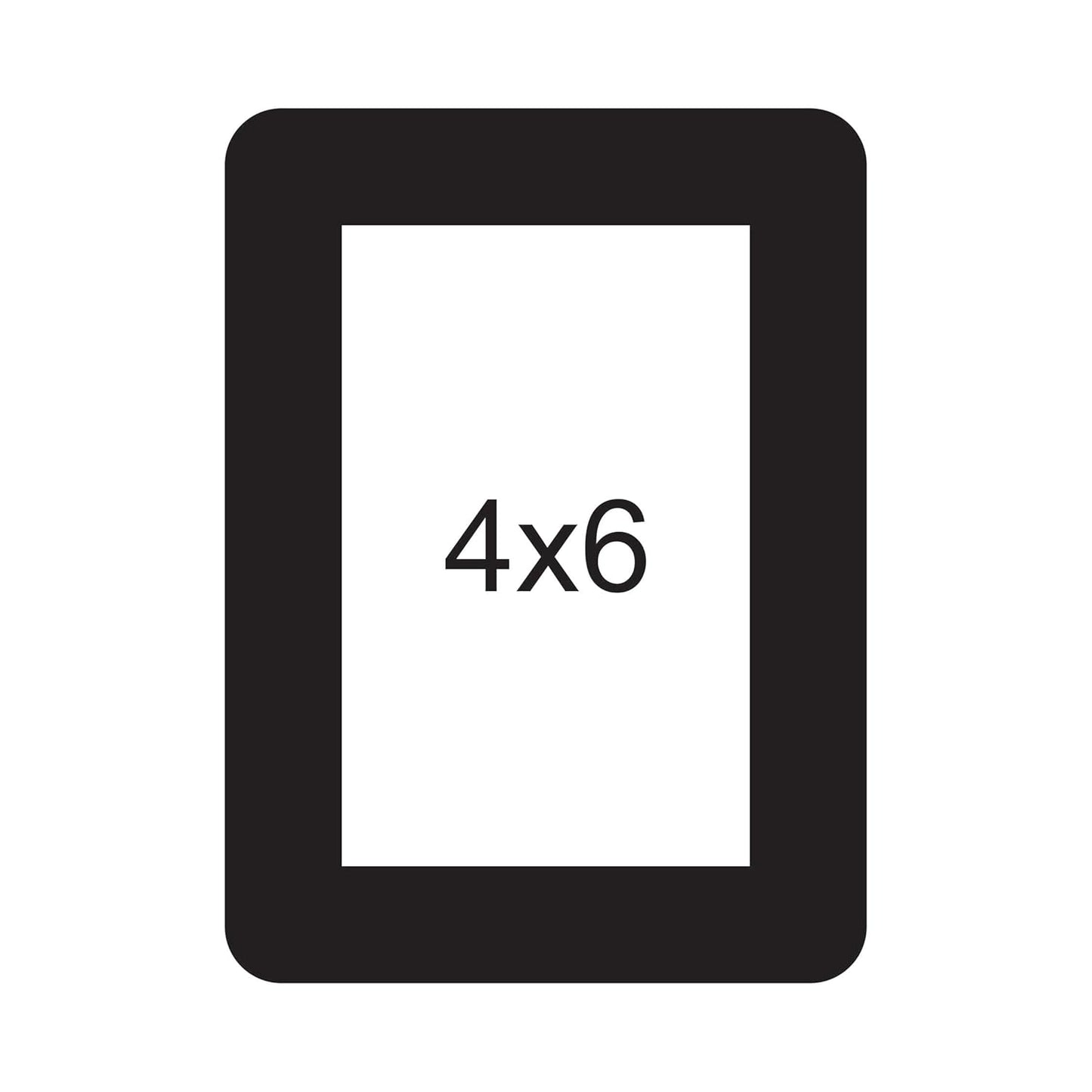 Magnetic Wooden 4x6 inch Photo Frame for Wall Decor – Modern Rectangular Picture Holder for Living Room Bedroom Anniversary or Birthday Gift